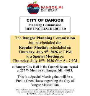 July Rescheduled to Special Meeting on 071626.Planning Commission Cancellation.070626
